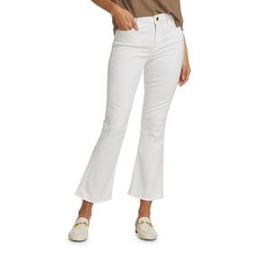 Frame le mini boot white jeans